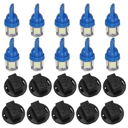 T10 194 168 LED Lyspære PC194 PC195 PC160 PC168 Instrumentpanel Målerklynge Dashbord Lyspære