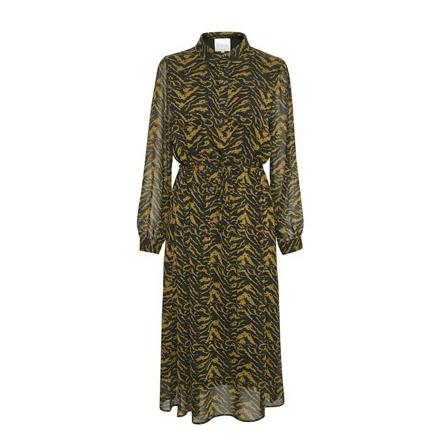 My Essential Wardrobe Midi Kjole Sort, Dame, Størrelse: XS