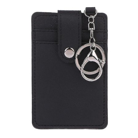 Kortholder nøglering | Kortholder nøglering | Nøglekortholdere nøglering - Unisex farver(Sort)