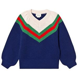 Kids - Gucci Navy Knitted Sweater 5 years - Jumpers and knitwear - 5 years - Navy - Mädchen