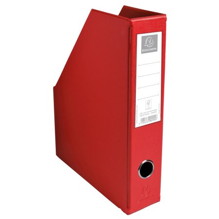 EXACOMPTA Tidskriftssamlare A4 70mm röd - Lyreco - Kontorsmaterial - Till skrivbordet - Tidskriftssamlare