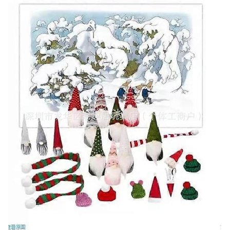 2025 Nyhed Jule Nisse Adventskalender Nisse Plysdukke Legetøj Blindbox