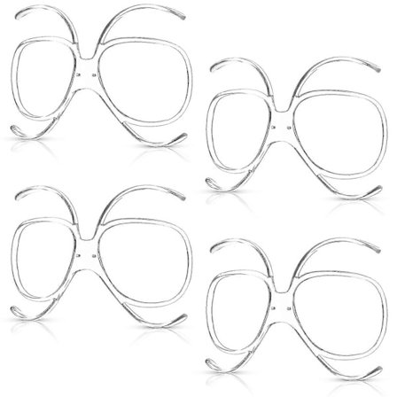 4 Delar Receptbelagda Skidglasögon RX Insats Optisk Adapter Skid- och Snowboardglasögon Insats Adapter Optisk Insats_Supergåva
