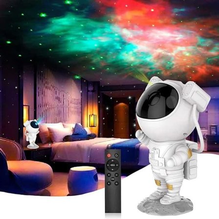 Galaxy Lampe – Nebula Stjerneprojektor med Fjernbetjening