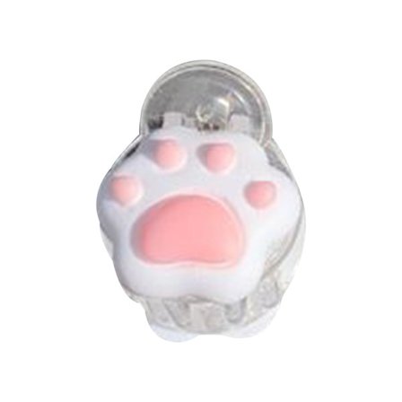 Bangs Hair Claw Lovely Hair Clip Resin Mini Kissan Tassu Barrettes Liukumaton Hiusmuotoilu Rekvisiitta Hiusten muotoilu Rekvisiitta naisille