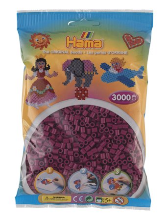 Hama | Hama Midi Beads 3000 Pcs. Plum | ONE SIZE