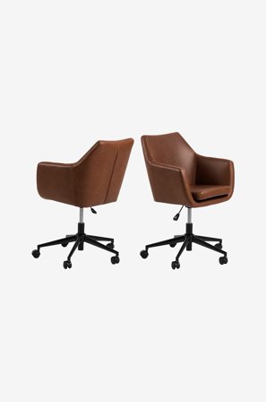 NORDFORM - Kontorstol Laura - Brun - Skrivebordsstole - Fra Homeroom