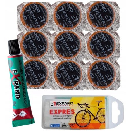 EXPAND EXPRESS Paket med 9 Runda Cykellappar