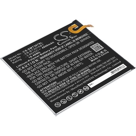 Batteri til nettbrett for Samsung Galaxy Tab A 8.4 2020, SM-T307U