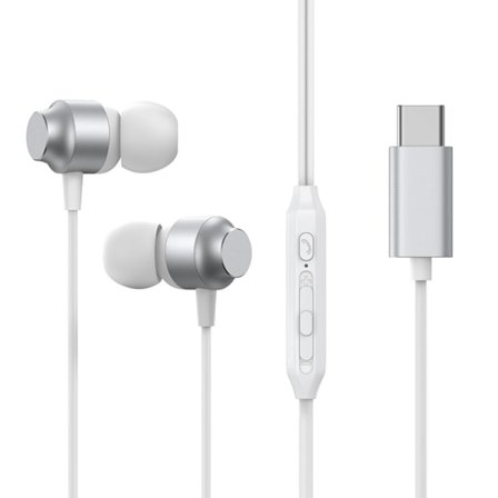 Joyroom In-Ear-kuulokkeet USB-C - Hopea