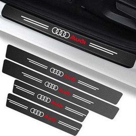 Skydd för bildörrtröskel, skyddsfilm för Audi A1 A3 Rs3 A4 A5 A6 A7 Rs7 A8 Q3 Q5 Q7 R8, dörrskydd