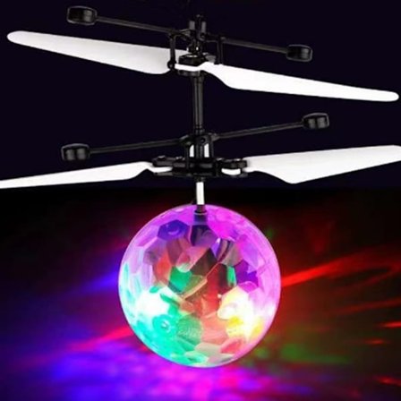 Gest induktion flygplan leksak stall suspension lysande flygande