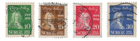 Norge 1934 - AFA 167/70 - Stemplet
