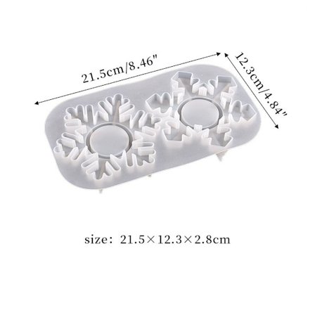 Lysestage Form Gips Lysestage B B