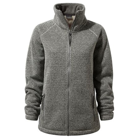 Craghoppers Women's Nairn Fleece Jacket Women Mid layer tops Grey 36