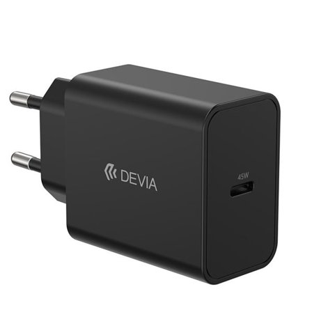 Devia USB-C-Laddare med PD 45W 1x USB-C - Svart