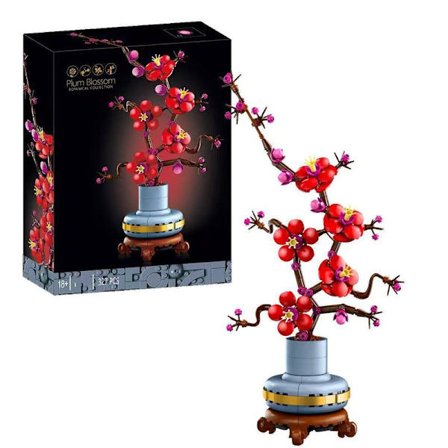 Yhteensopiva LEGO Eternal Flower Bouquet -rakennuspalikkalelun kanssa, Ystävänpäivälahja - Aomei Bone