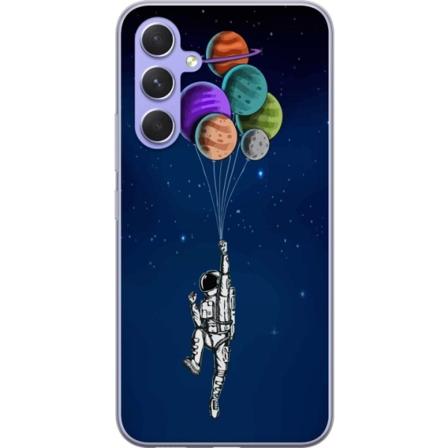 Samsung Galaxy A54 Läpinäkyvä kuori Avaruus