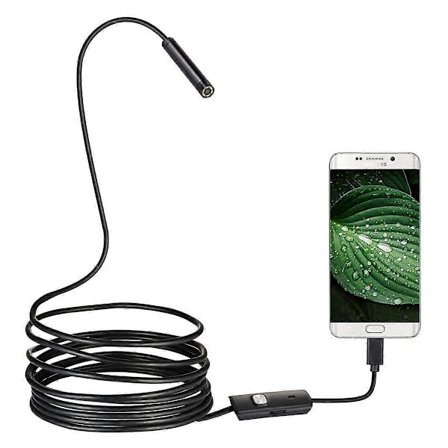 5,5 mm Android-telefon med kameraendoskop, rörledning, dental, bilreparation, USB-kamera