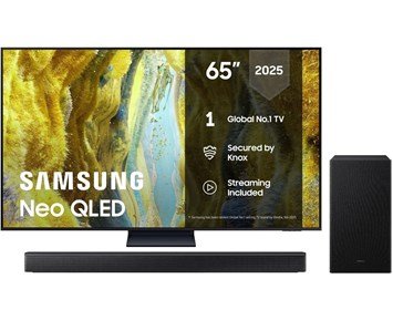 Samsung TQ65QN73FBUXXC + HW-B66CF - Samsung 65" QN73F 4K Neo QLED Mini LED med soundbar