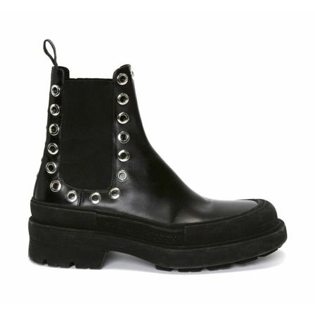 Alexander McQueen, Ankle Boots Zwart, Heren, Maat:42 EU