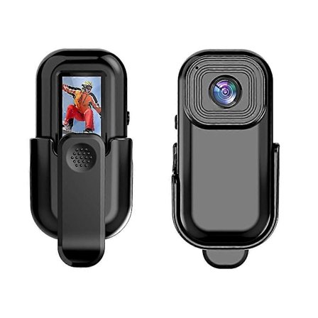 1080P WiFi Lommekamera Bærbar Kroppskamera Sport DV Action Kamera med Skjerm Videoopptak Lommekamera Ryggklips