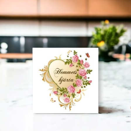 Hemmets hjärta med fjärilar 12-pack