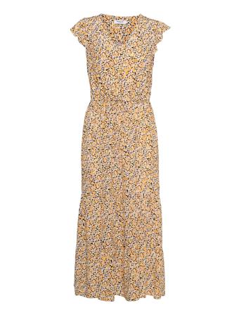 Lyvia Sl Dress Aop Patterned MOSS COPENHAGEN