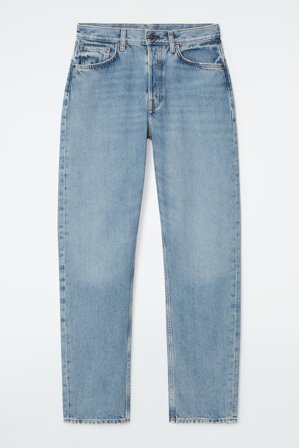COS Women's Shift Straight-Leg Jeans in Blue