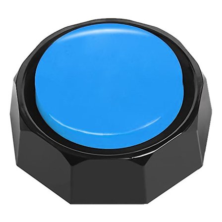 Opptakbar knapp, hundetreningsbuzzer - Spill inn og spill av din egen melding for å lære hundene dine stemmen hva de vil