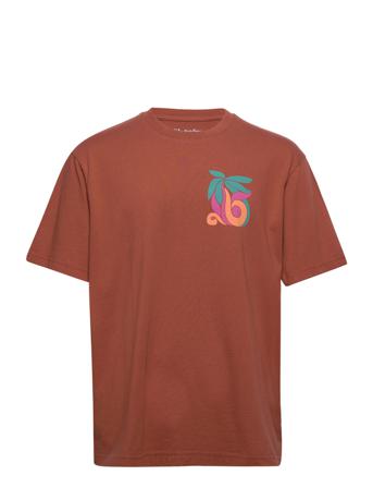 Gap × Bailey Elder 100% Organic Cotton Graphic T-Shirt Brown GAP