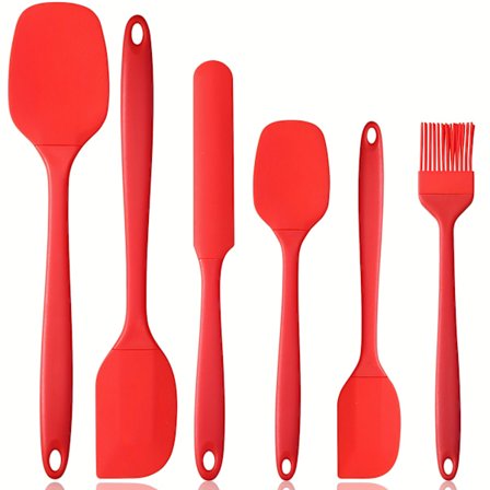 6 st Macaron Silikon Köksredskapsset Non-Stick Värmebeständigt