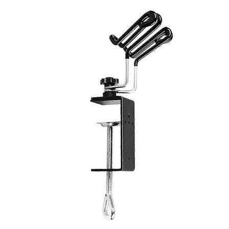 Universell Airbrush Holder Stativ Dobbel Airbrush Holder Clip-on Bordstativ med Universelt Airbrush Sett