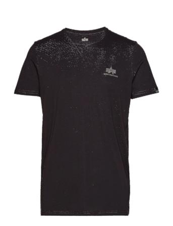 Basic T Small Logo T-shirts Short-sleeved Svart Alpha Industries