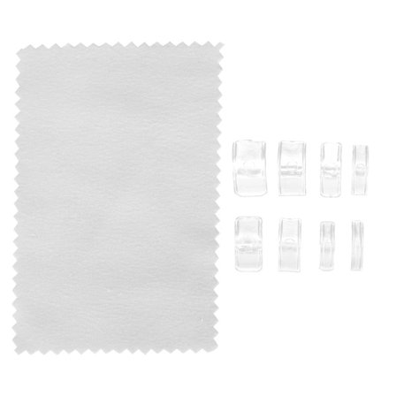 8 stk Ringstørrelsesjustering Transparent Løs Ring Størrelsesreduserer Justeringspute Smykketilbehør[CO]