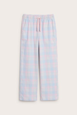 Kappahl | Rutete pyjamasbukse i flanell | Blå