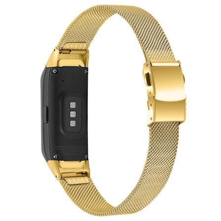 Samsung Galaxy Fit milanese klockarmband i rostfritt stål - Guld