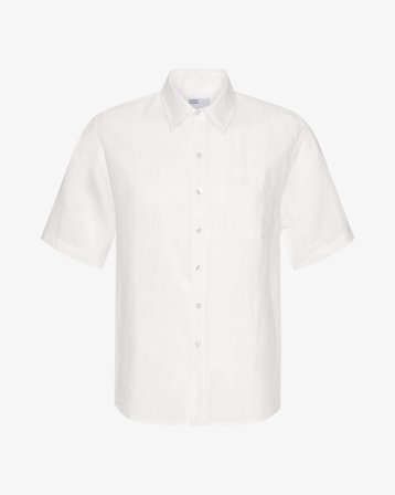 Linen SS Shirt - Optical White 2XL