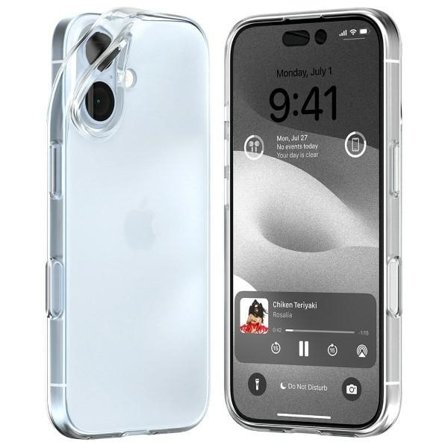 Mercury Mobilskal till iPhone 16 Plus Jelly - Clear