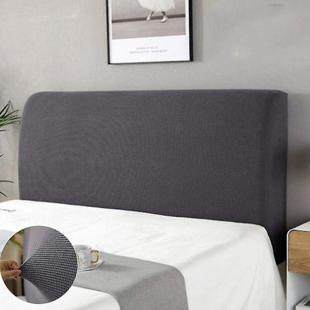 2023 Headboard Cover,headboard Protective Cover Dustproof Washable Headboard Cover Full Pack 360 Gray 150cm Suitable For Headboard 140-170cm