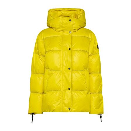 Peuterey, Soft, shiny Puffy jacket Geel, Dames, Maat:XL