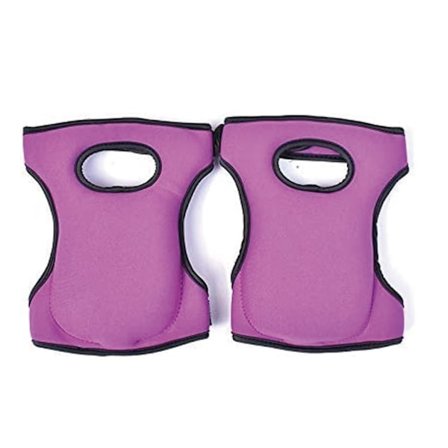 1 par havearbejde memory skum knæpuder (lilla)