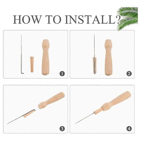 128 kpl Neulahuovutussarja, 4 kokoa huovutusneuloja, neulahuovutustyökalut villahuovutustarvikkeet tee-se-itse-käsitöihin