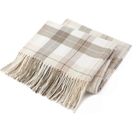 2025 Senaste Modellen Höst Pläd Filt för Soffa, Rutig Dekorativ Filt för Bondgård, Lättvikt