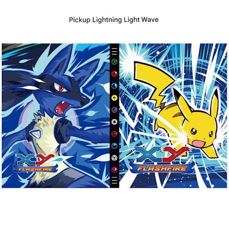 9 Lommer 432 Kort Anime Fotoalbum Pikachu Favoritt Spillkort Mappe Perm