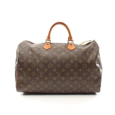 Louis Vuitton Vintage, Pre-owned Leather louis-vuitton-bags Bruin, Dames, Maat:ONE Size