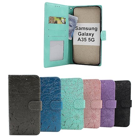 Flower Standcase Wallet Samsung Galaxy A35 5G