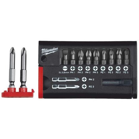 Milwaukee 4932399513 Bitssett 12 deler, Maskintilbehør & forbruk