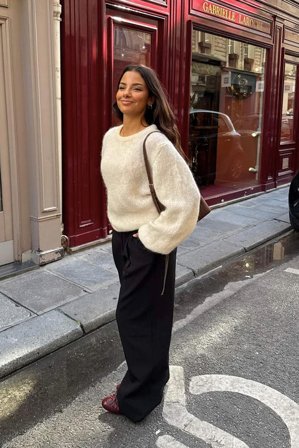 Ida Pullover White S/M