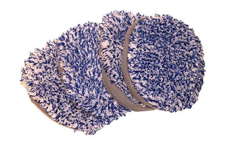 AVA MICROFIBERPADS DUALACTION FOR MICROFIBERBØRSTE BILPLEIE 4STK